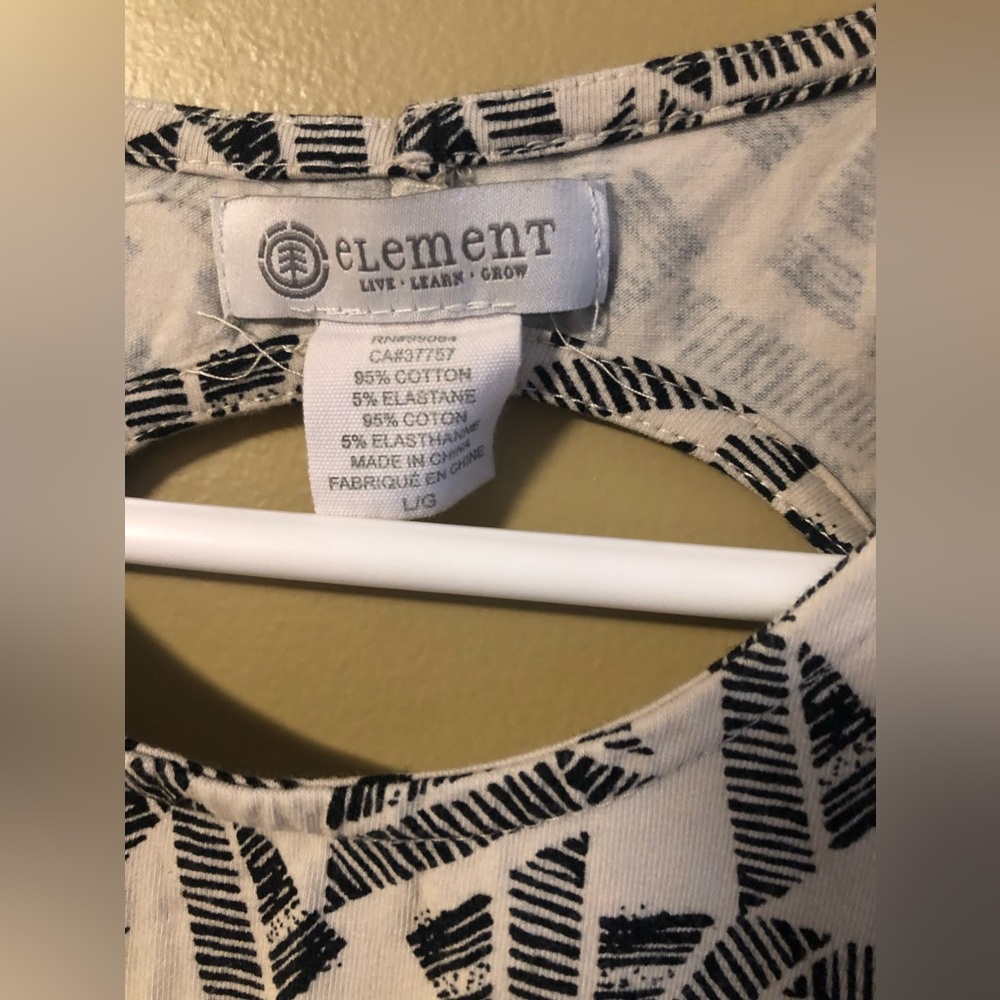 Element Geometric Diamond Pattern Unique Racerback Tank Top Size Large - Picture 2 of 3